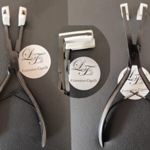 Pinze per applicazione biadesivo extension capelli